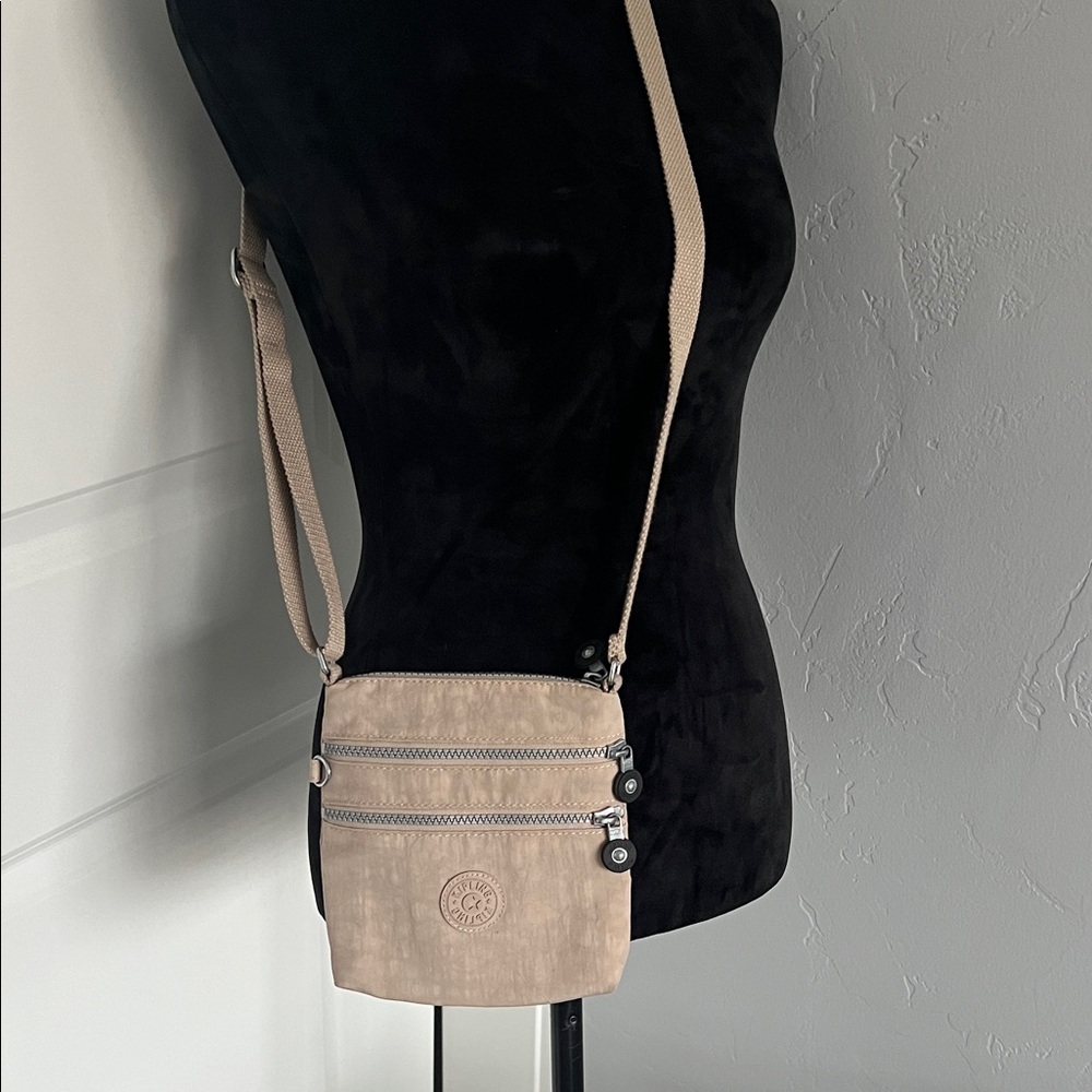 Kipling Alvar 3-Zip Small Nylon Crossbody Bag